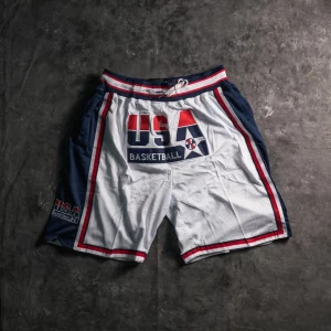 USA 1992 Dream Team Basketball Shorts White