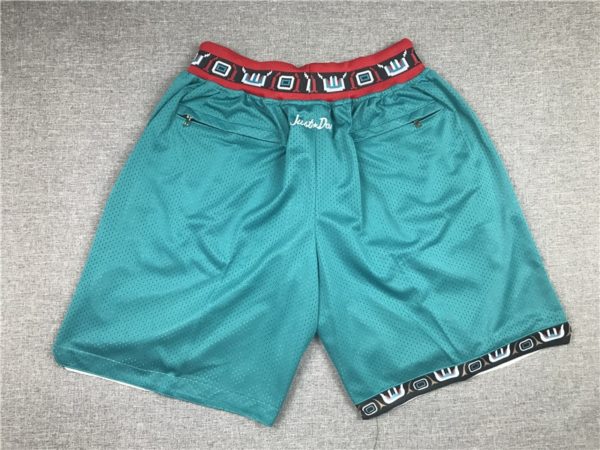 Vancouver Grizzlies 1995-96 90s Shorts Teal