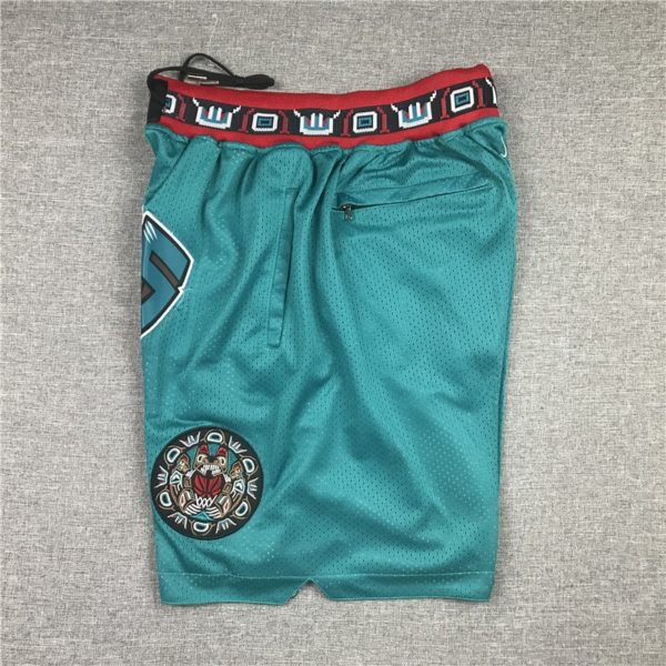 Vancouver Grizzlies 1995-96 90s Shorts Teal