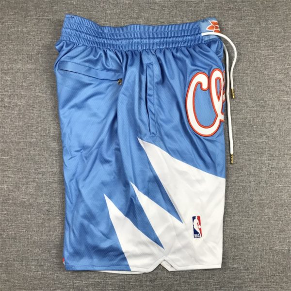 Los Angeles Clippers 2022 City Edition Shorts Blue - Image 3