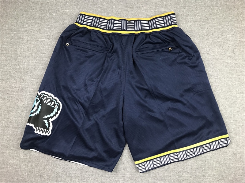 Men’s Memphis Grizzlies 2021/22 City Edition Navy Shorts - Justdonshorts