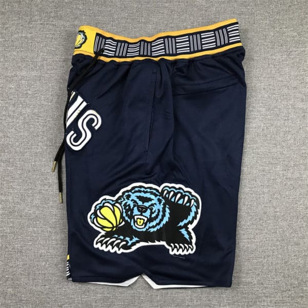 Men’s Memphis Grizzlies 2021/22 City Edition Navy Shorts