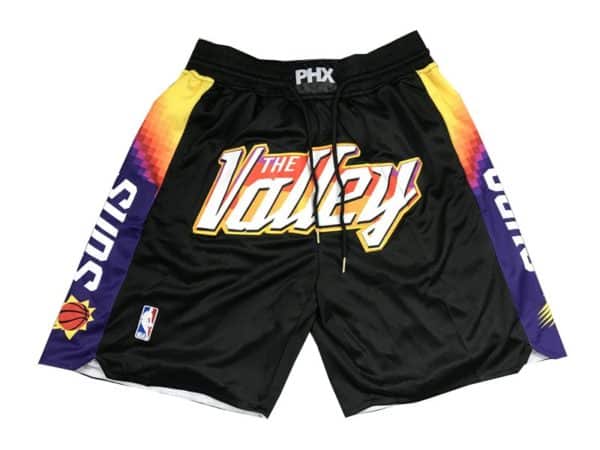 Men's Phoenix Suns Black 202021 City Edition Shorts