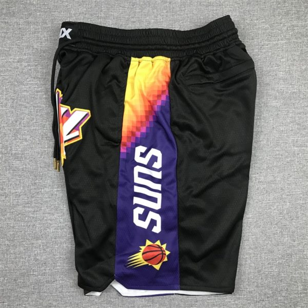 Phoenix Suns Black 2020/21 City Edition Shorts - Image 4