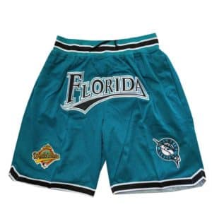Miami Florida Marlins Teal Shorts