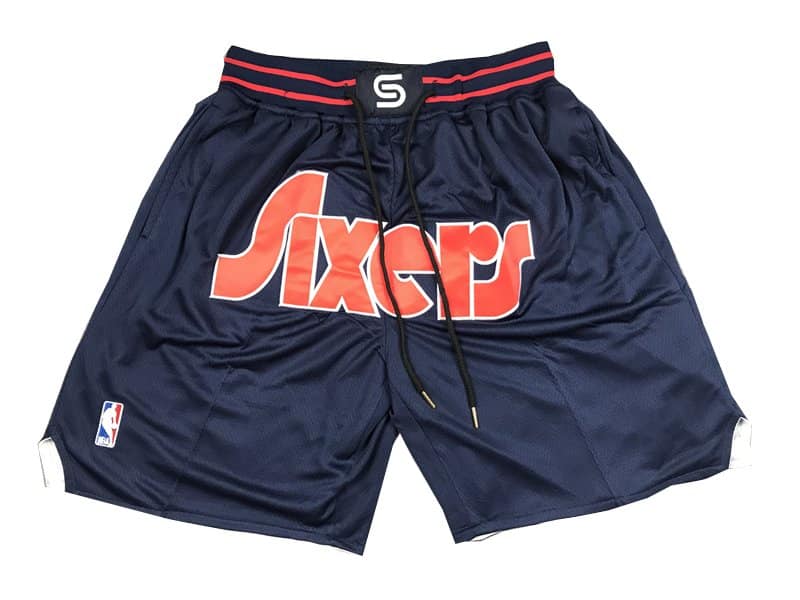 Philadelphia 76ers 2021/22 City Edition Navy Shorts - Justdonshorts