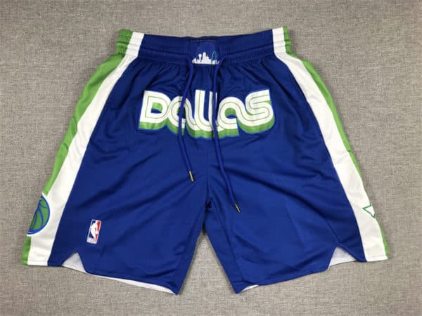Dallas Mavericks 2023 Blue City Edition Shorts