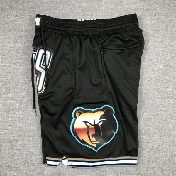 Memphis Grizzlies Black 202223 City Edition Swingman Shorts side 2