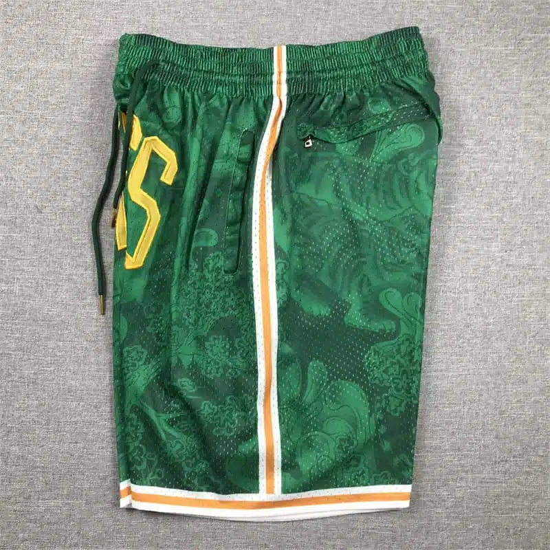 Boston Celtics Hardwood Classics Lunar New Year 2023 Green Shorts side1