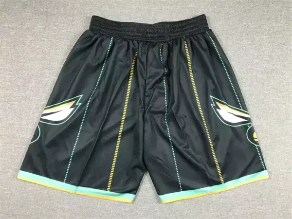 Charlotte Hornets 2023 City Edition Swingman Black Shorts back