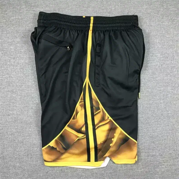 Golden State Warriors 2022-23 Black City Edition Shorts side