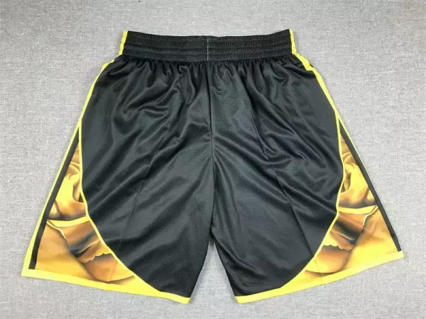 Golden State Warriors 2022-23 Black City Edition Swingman Shorts back