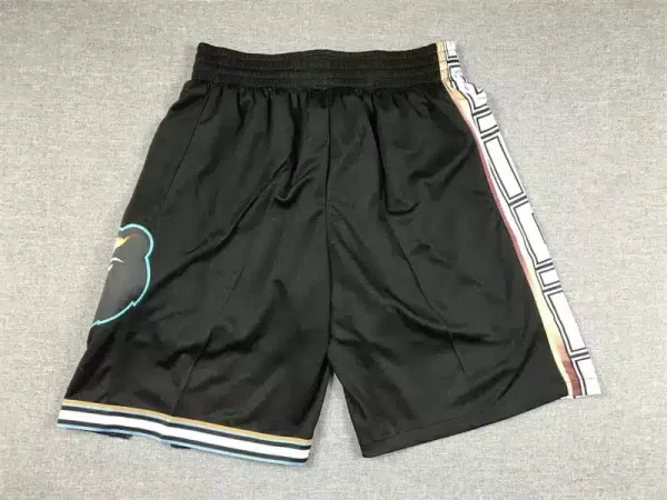 Memphis Grizzlies Black 2022-23 City Edition Swingman Shorts back