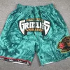 Vancouver Grizzlies Hardwood Classics Lunar New Year 2023 Turquoise Shorts