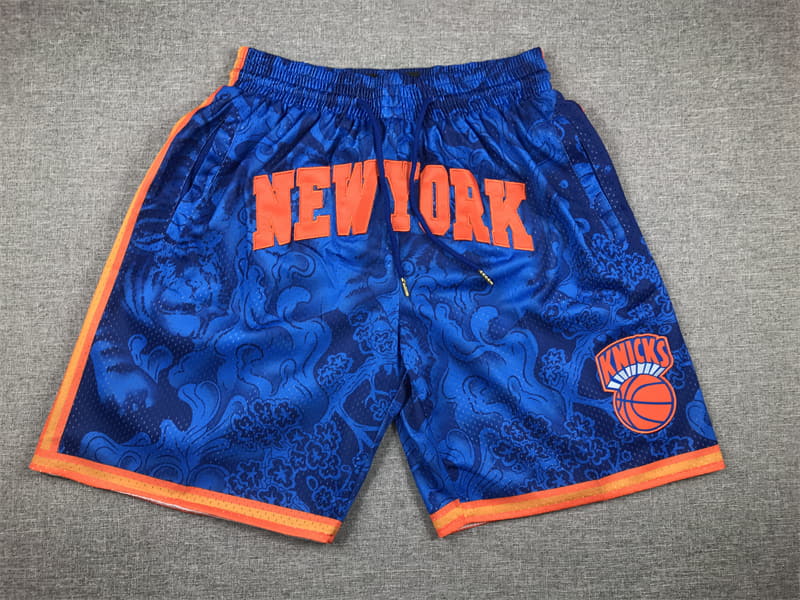 New York Knicks Royal 2023 Lunar New Year Hardwood Classics Shorts