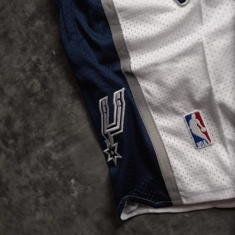 San Antonio Spurs White Shorts logo