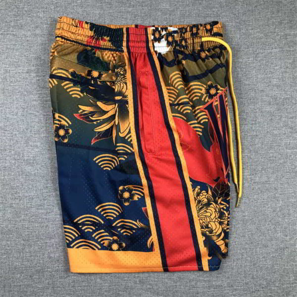 Golden State Warriors Shorts Year of the Rabbit Edition Navy - Image 3