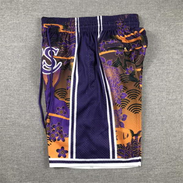 Los Angeles Lakers Shorts Year of the Rabbit Edition Yellow