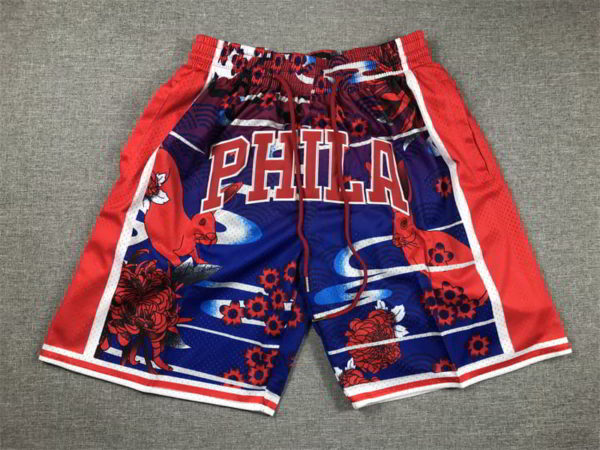 Philadelphia 76ers Shorts Year of the Rabbit Edition Red