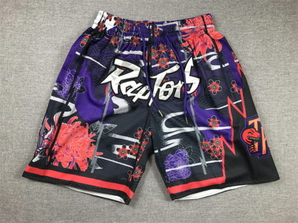 Toronto Raptors Shorts Year of the Rabbit Edition Purple