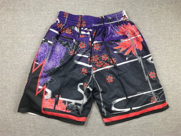 Toronto Raptors Shorts Year of the Rabbit Edition Purple