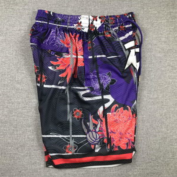 Toronto Raptors Shorts Year of the Rabbit Edition Purple