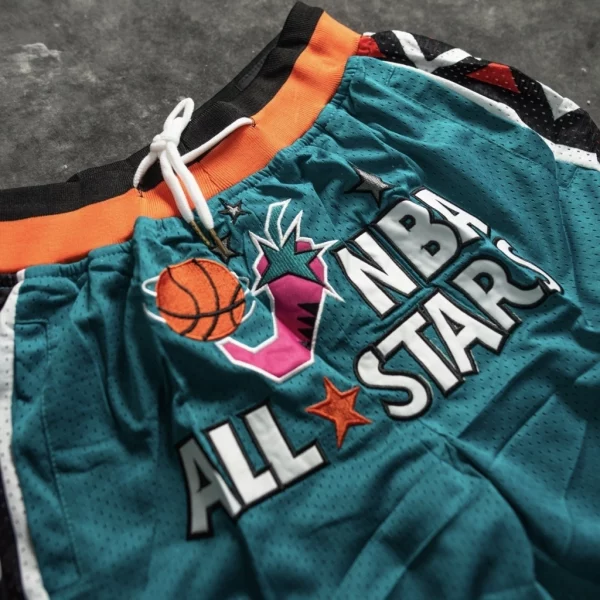 1996 All-Stars Game East Shorts Teal logo