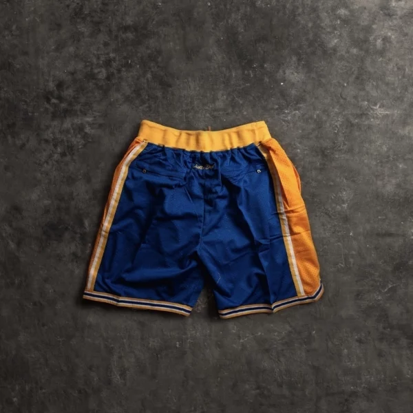 Golden State Warriors Shorts Royal back