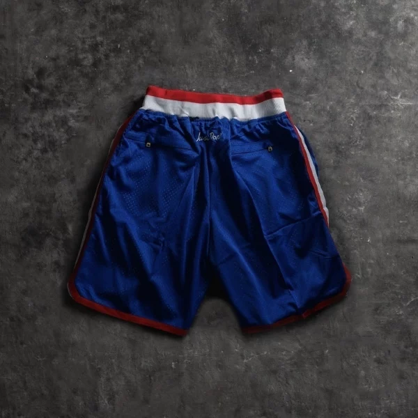 Los Angeles Clippers 1984-85 Blue Classics Basketball Shorts back