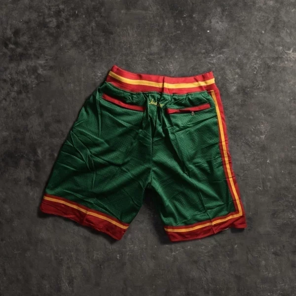 Seattle Supersonics Shorts Green back