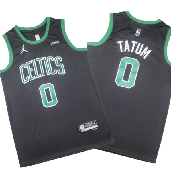 Boston Celtics Jordan Statement Edition Swingman Stitched Jersey – Green – Jayson Tatum