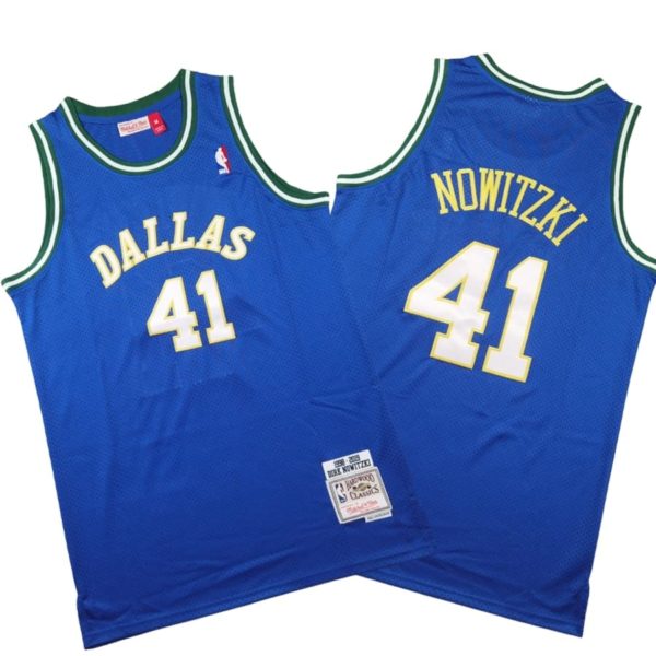 Dirk Nowitzki 1998-99 Stitched Jersey Dallas Mavericks