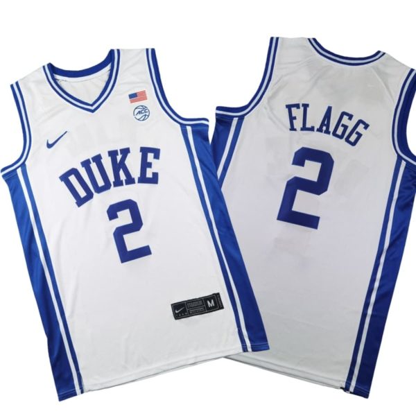 Duke Blue Devils Cooper Flagg Basketball Stitched Jersey White