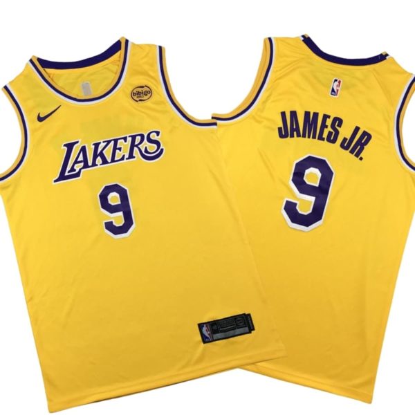 James Jr. Los Angeles Lakers Icon Swingman Stitched Jersey – Gold