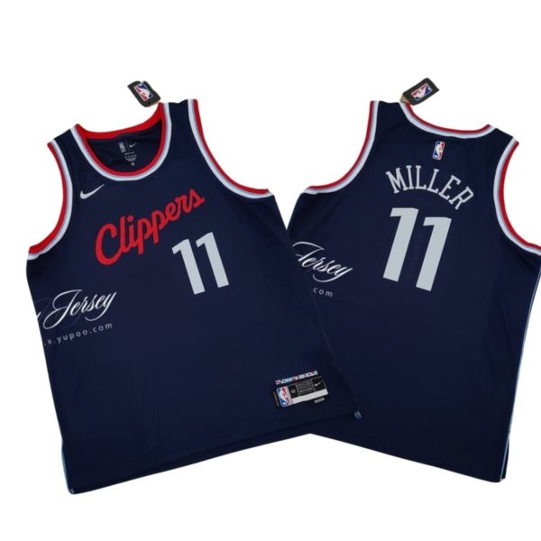 Jordan Miller #11 Clippers Navy Icon Swingman Jersey