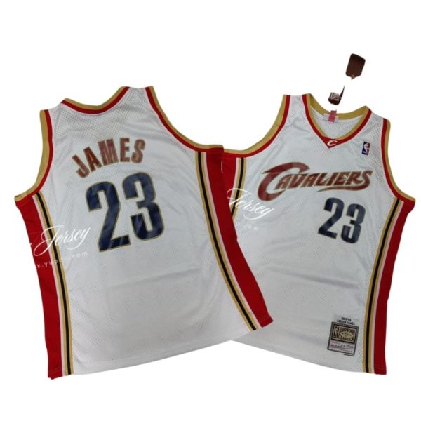 Lebron James Cleveland Cavaliers White Swingman Jersey