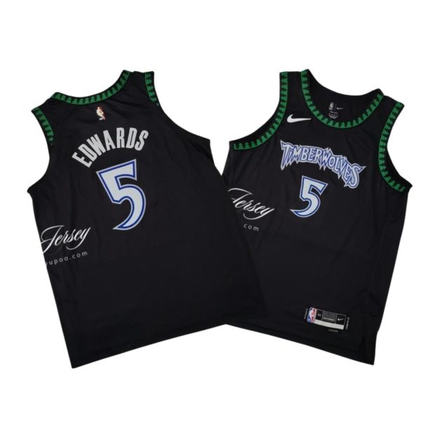 Minnesota Timberwolves Anthony Edwards Hardwood Classics Black