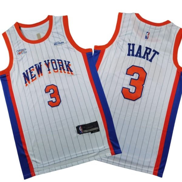 New York Knicks City Edition Swingman Stitched Jersey 2024 – White – Josh Hart – Unisex