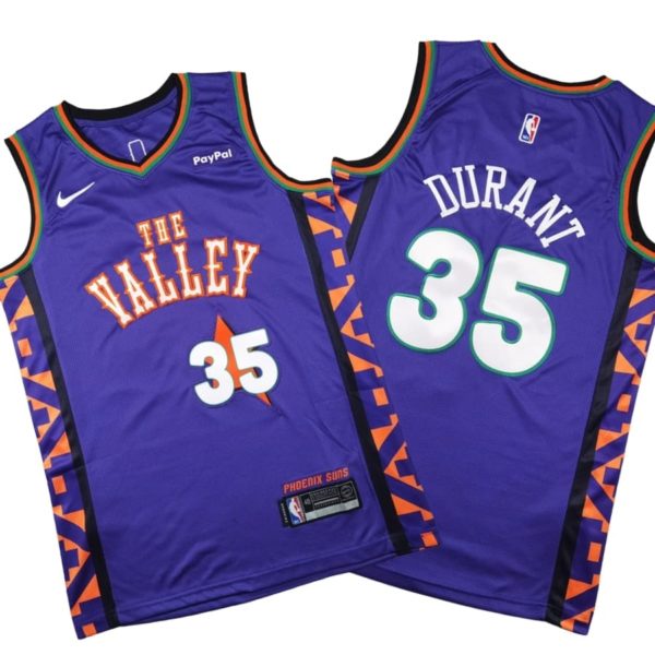 Phoenix Suns City Edition Swingman Stitched Jersey 2024 – Purple – Kevin Durant – Unisex