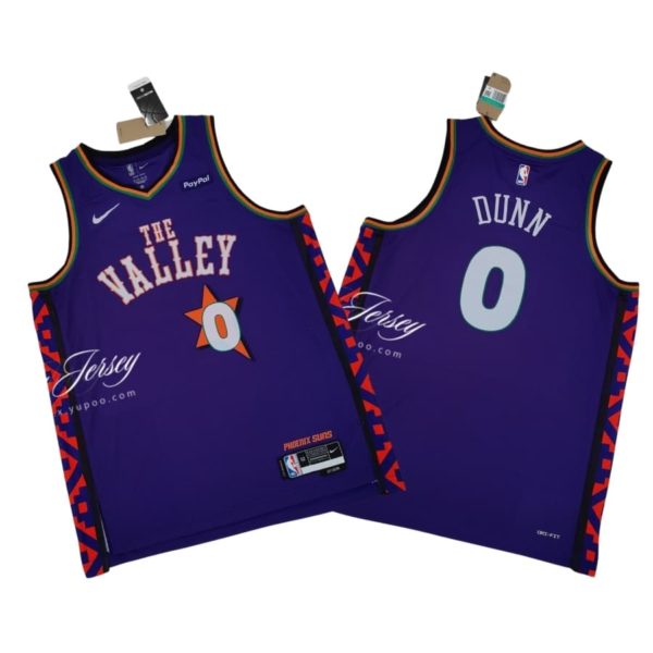 Ryan Dunn hoenix Suns Nike Unisex 2024_25 Swingman Player Jersey - City Edition - Purple