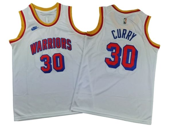 Stephen Curry Golden State Warriors 202425 Hardwood Classics White Jersey