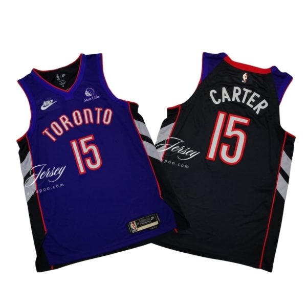 Vince Carter Toronto Raptors 2024_25 Hardwood Classics Purple Jersey