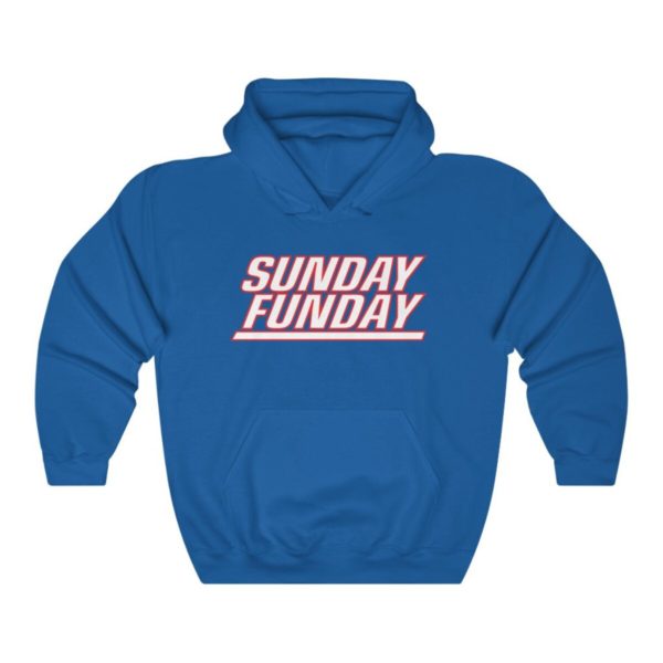 Giant Sunday Funday New York Football Hoodie For Tailgates Gameday Sporting Events and Bars - Image 2