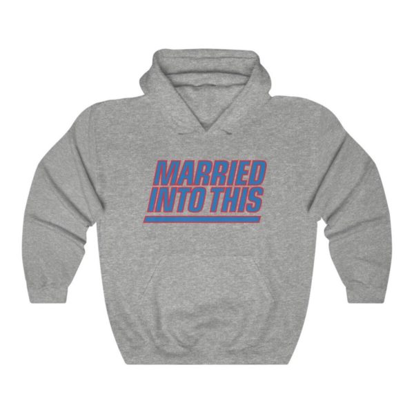 Giant Married Into This New York Football Hoodie For Tailgates Gameday Sporting Events - Image 4