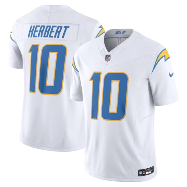 Justin Herbert 2025 White Limited Jersey Stitched
