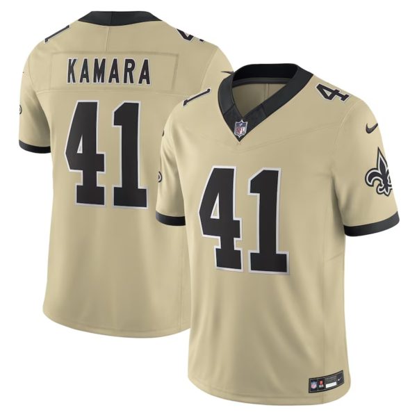 Alvin Kamara Gold Alternate Limited Jersey Stitched