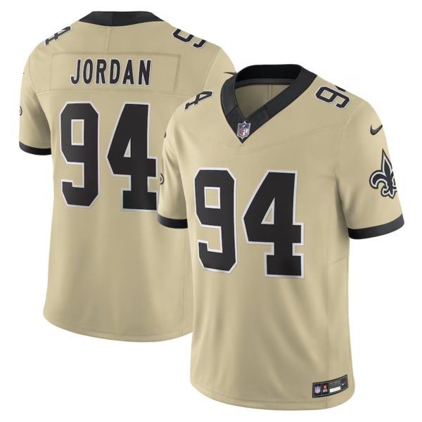Cameron Jordan Gold Alternate Limited Jersey Stitched