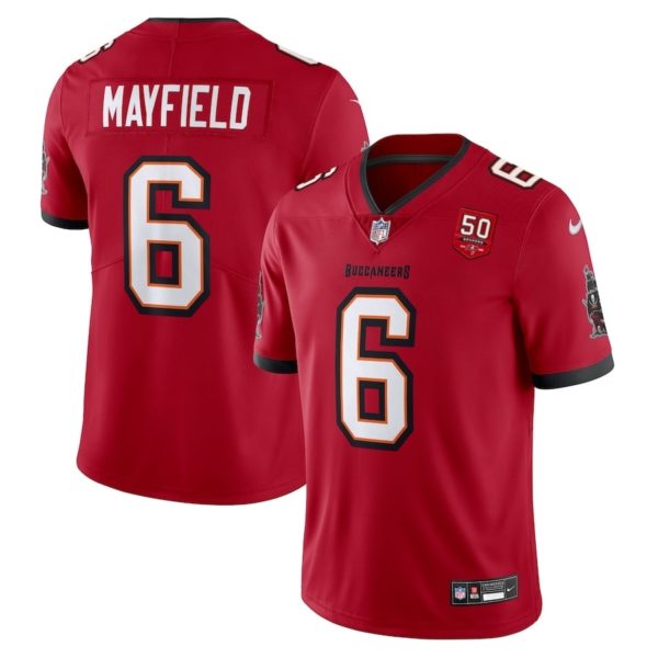 Baker Mayfield 2025 Red Limited Jersey Stitched