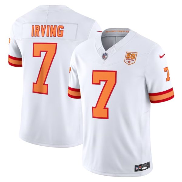 Bucky Irving 2025 White Limited Jersey Stitched