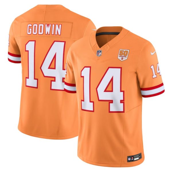 Chris Godwin 2025 Orange Limited Jersey Stitched
